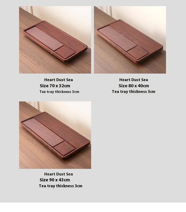 GIANXI 50cm Home And Kitchen Tea Tray Coffee And Tea Set Bamboo Tray For Chaban Tea Table Office Puer Tea Chinese Serving Tray