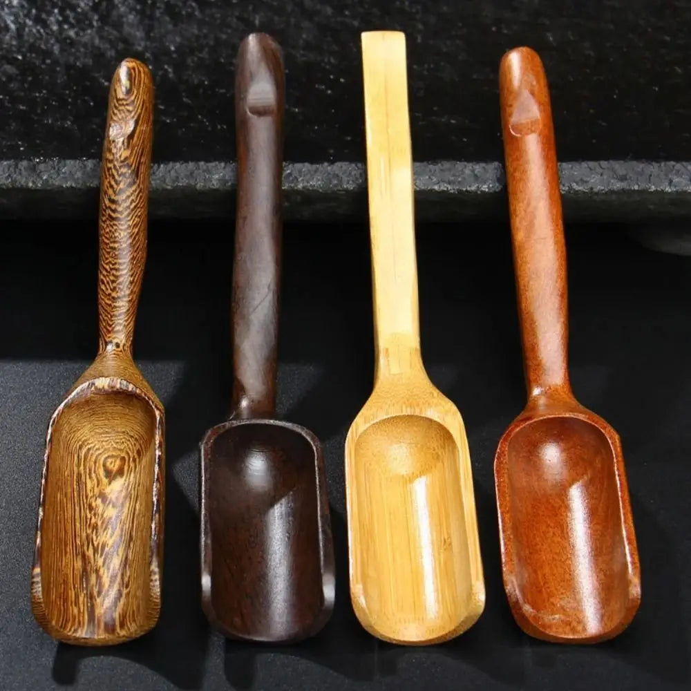 High Quality Portable Tea Scoop Chinese Retro Style Natural Bamboo Teaspoon Spoon Accessories Kongfu Tea Delicate Tea Shovel