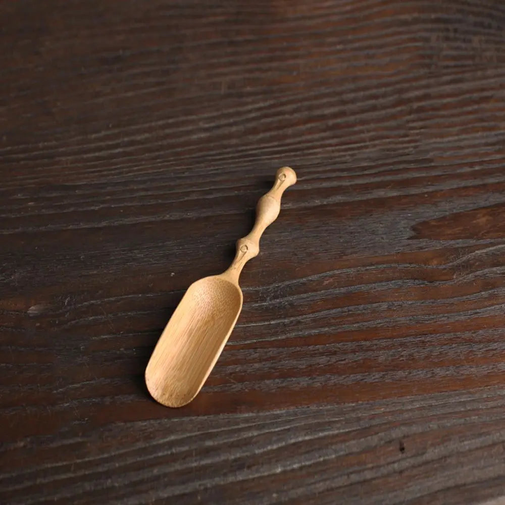 1Pc Japanese-style Natural Bamboo Rattan Tea Scoop Tea Shovel Tea Leaves Chooser Holder Spoon for Tea Honey Coffee High Quality