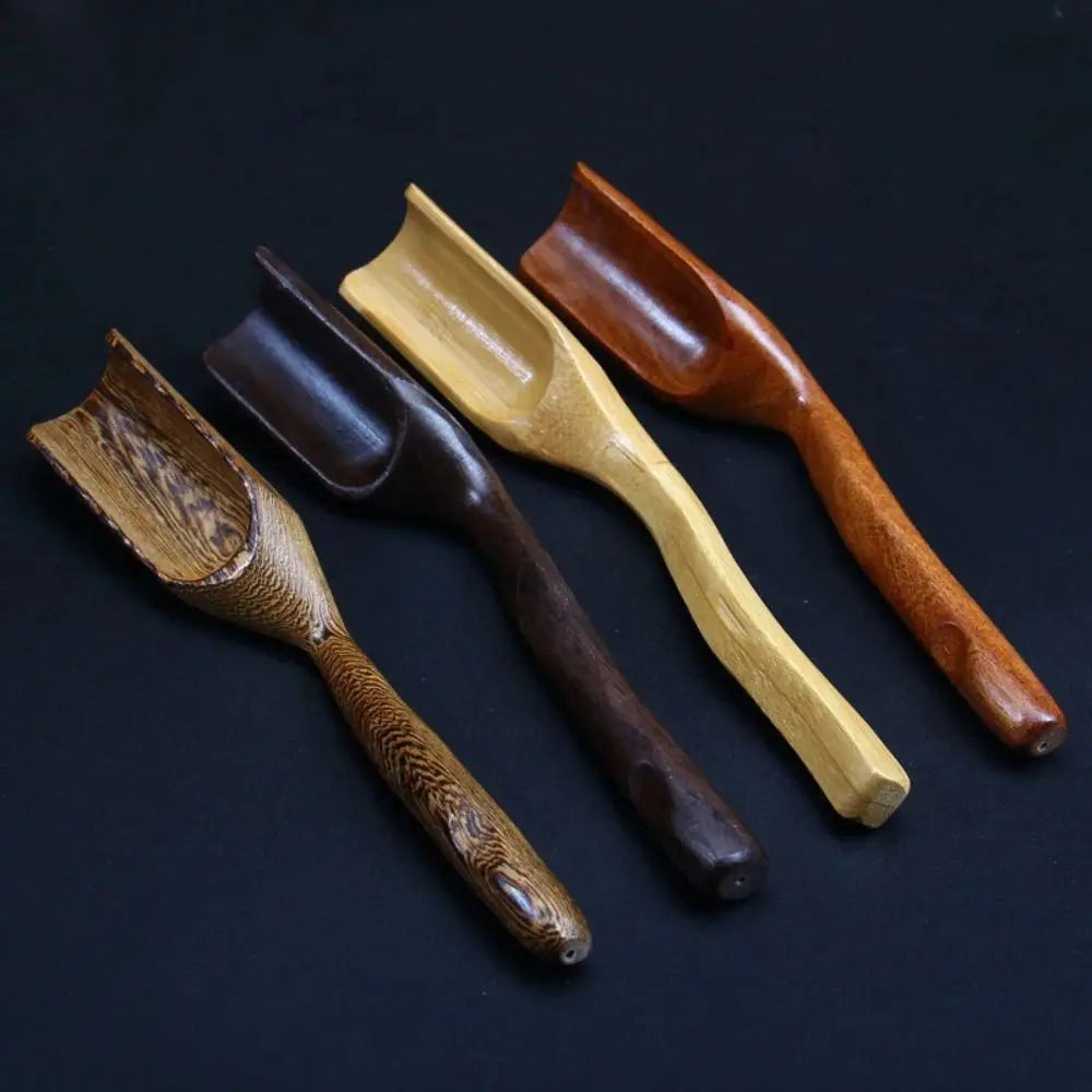 High Quality Portable Tea Scoop Chinese Retro Style Natural Bamboo Teaspoon Spoon Accessories Kongfu Tea Delicate Tea Shovel
