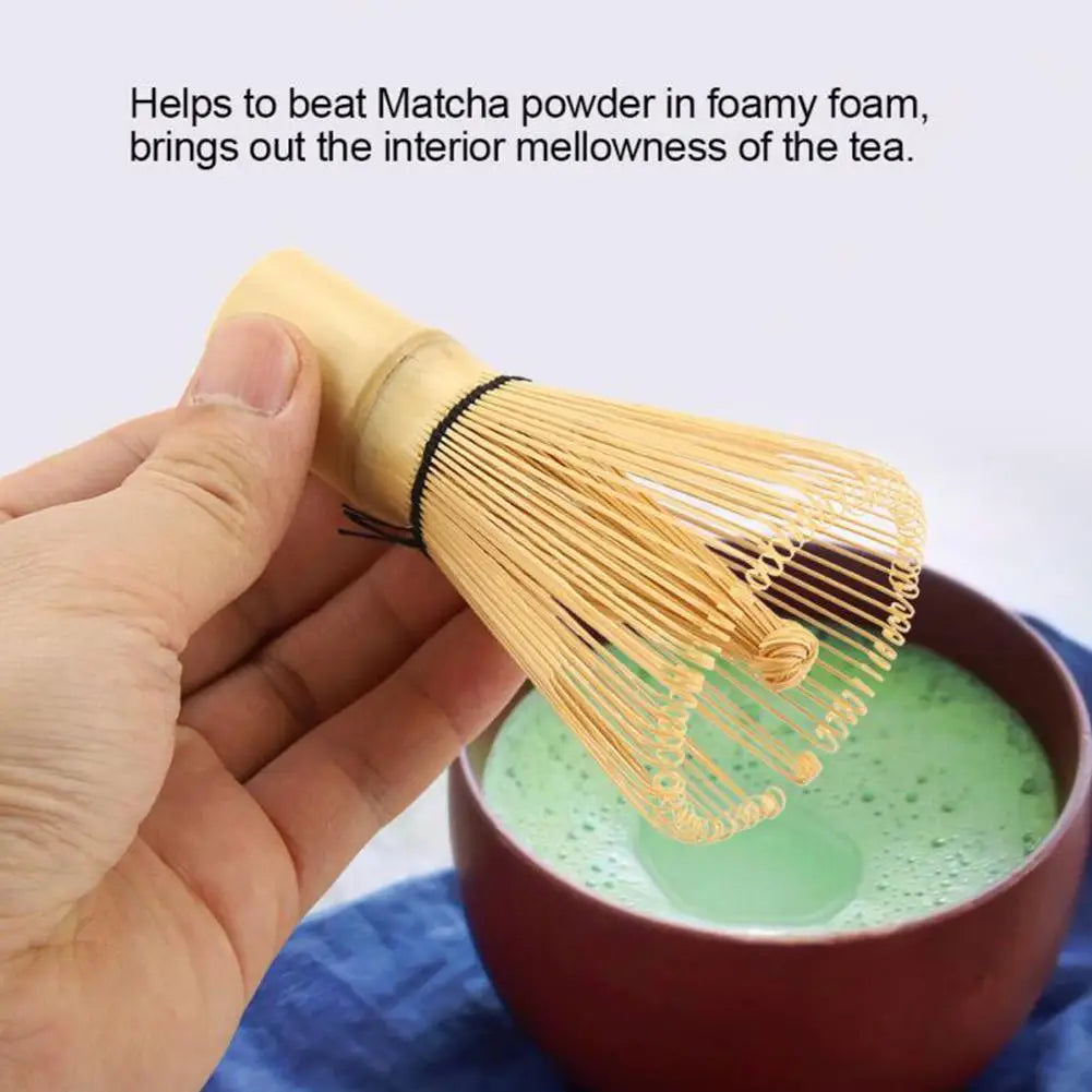 Kitchen Accessories 100 Matcha Green Tea Powder Whisk Teaware Japanese Ceremony Bamboo Chasen Tea Tool Tea Brush