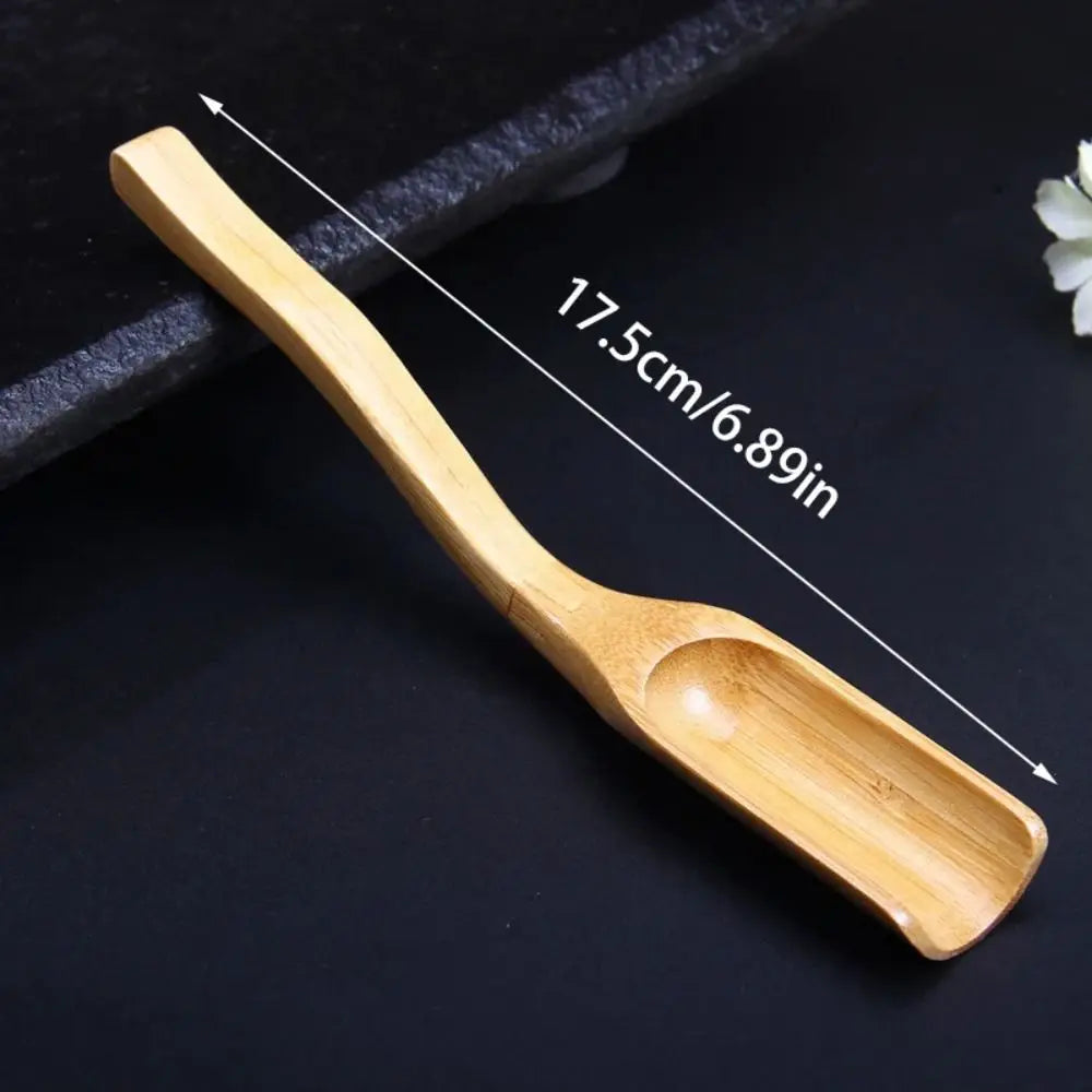 High Quality Portable Tea Scoop Chinese Retro Style Natural Bamboo Teaspoon Spoon Accessories Kongfu Tea Delicate Tea Shovel