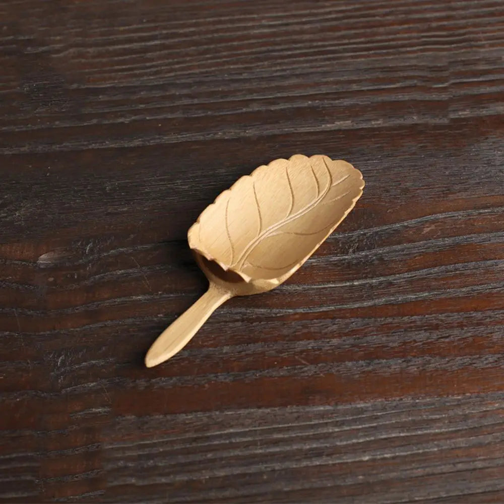 1Pc Japanese-style Natural Bamboo Rattan Tea Scoop Tea Shovel Tea Leaves Chooser Holder Spoon for Tea Honey Coffee High Quality