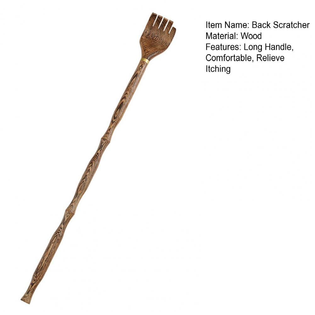 Backscratcher Wood Made From Bamboo etc Comfortable Anti-itch Long Handle Handheld Body Stick Back Massager Household Products