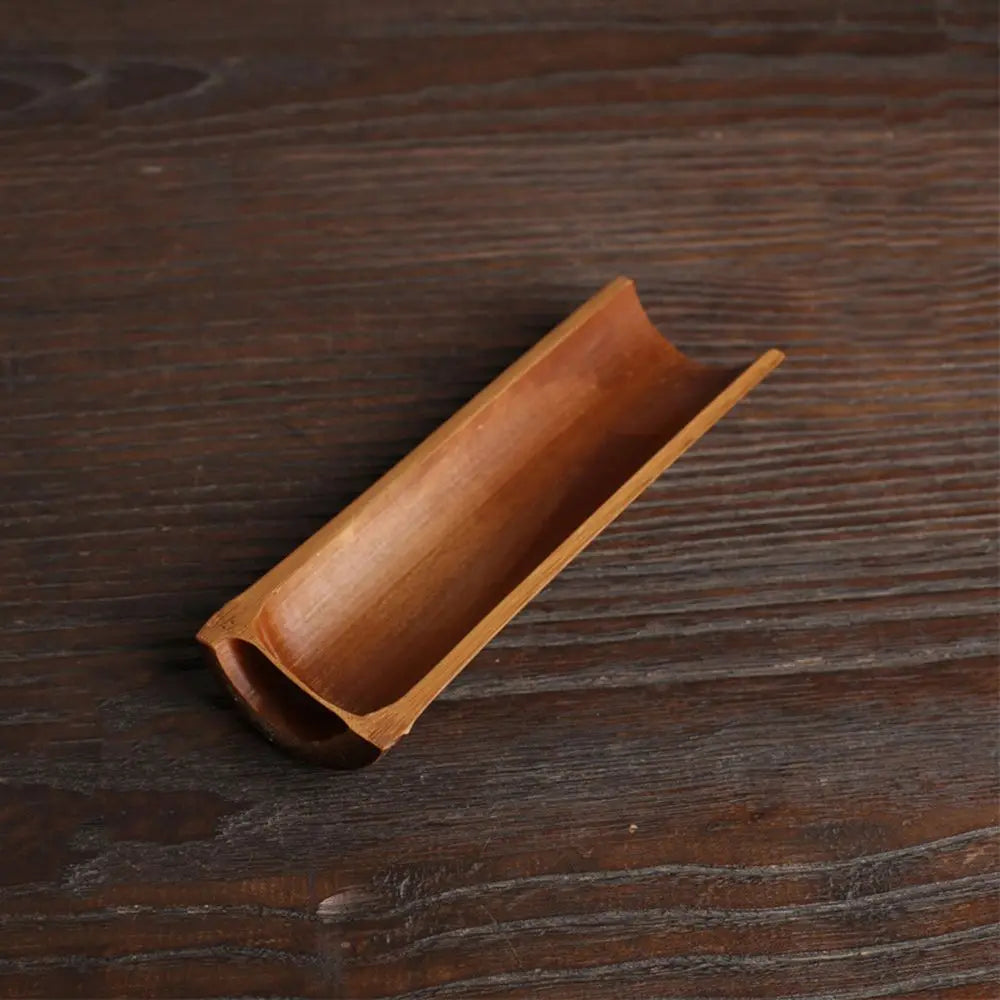 1Pc Japanese-style Natural Bamboo Rattan Tea Scoop Tea Shovel Tea Leaves Chooser Holder Spoon for Tea Honey Coffee High Quality