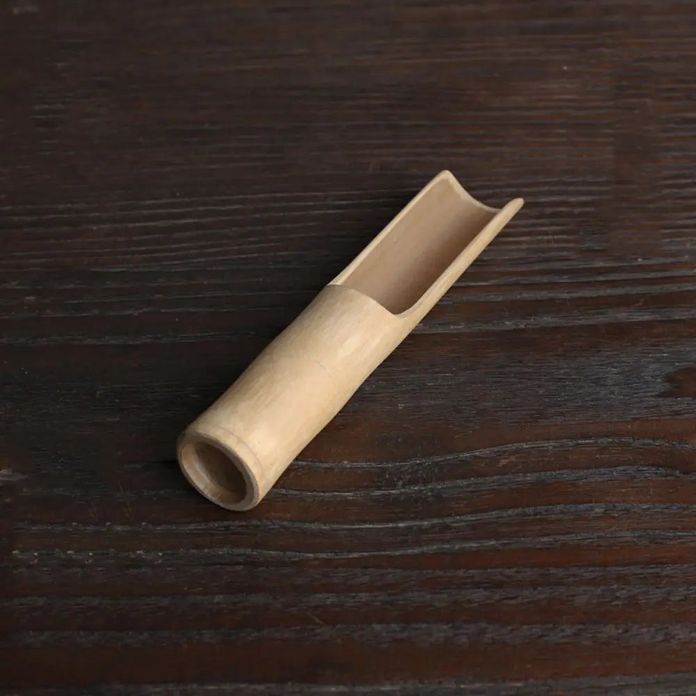 1Pc Japanese-style Natural Bamboo Rattan Tea Scoop Tea Shovel Tea Leaves Chooser Holder Spoon for Tea Honey Coffee High Quality