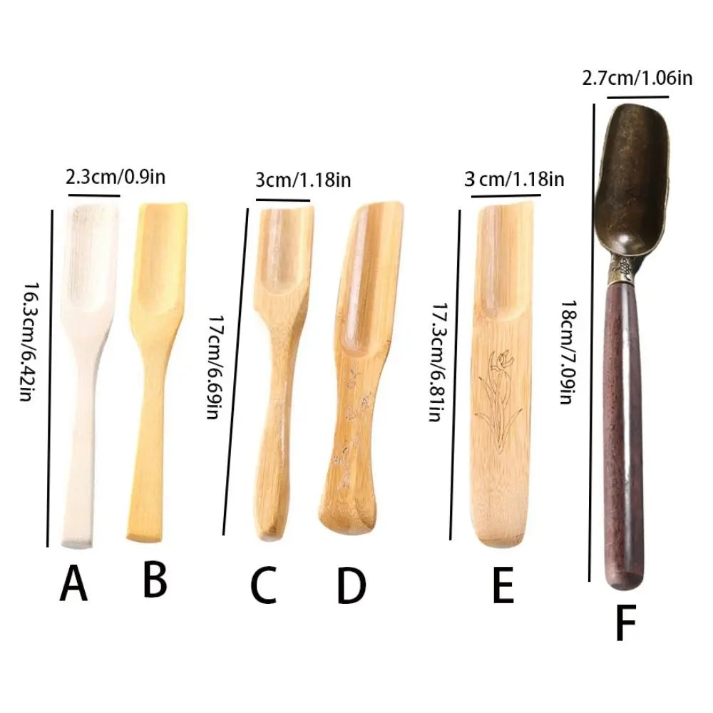1Pc Natural Bamboo Wooden Fish Shape Tea Spoon Chinese Kong Fu Tea Coffee Shovel Tea Ceremony Teaware Accessories Handmade