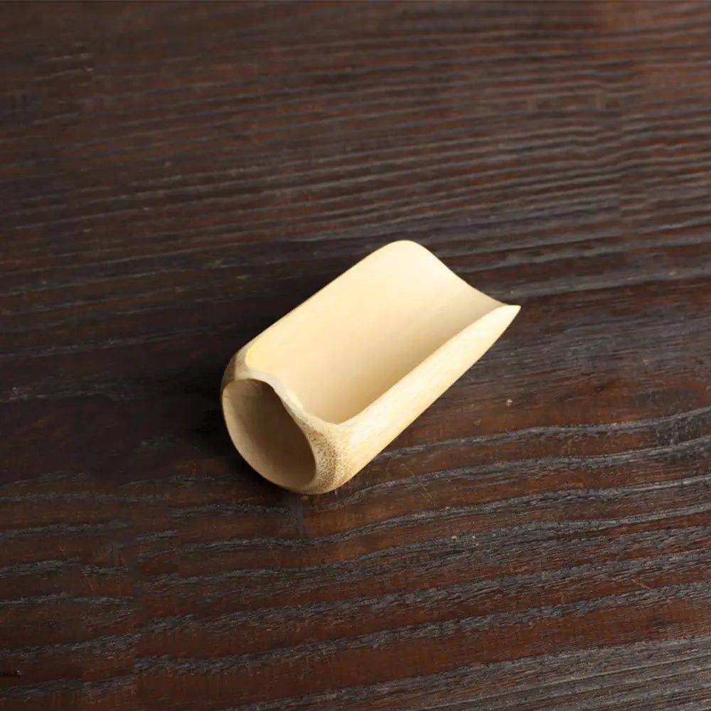 1Pc Japanese-style Natural Bamboo Rattan Tea Scoop Tea Shovel Tea Leaves Chooser Holder Spoon for Tea Honey Coffee High Quality