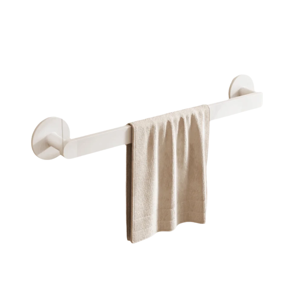 Durable Adhesive Bamboo Wooden Towel Rack Waterproof Toilet Storage Bathroom Organizer Wall-Mounted No Drill Shelf Bathroom
