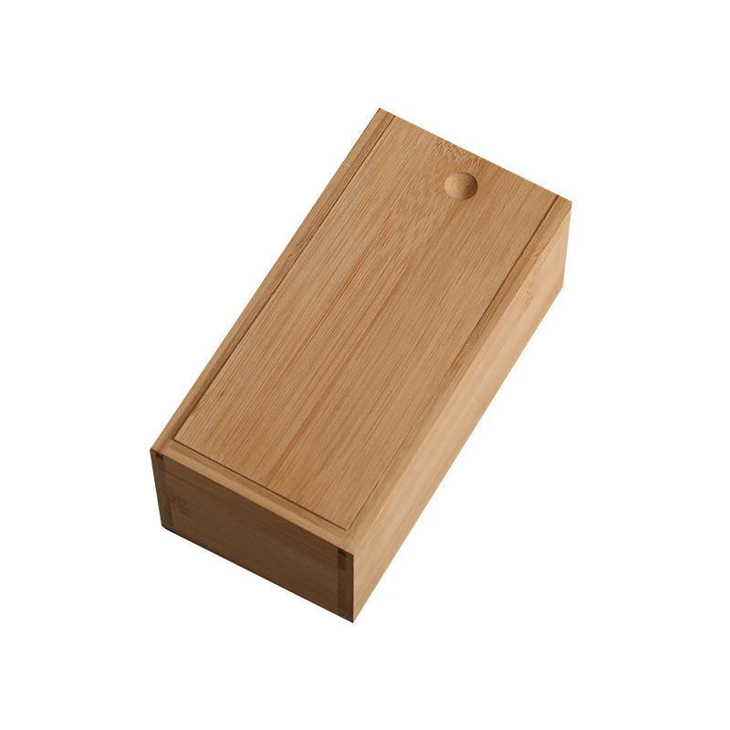Bamboo Box Creative Desktop Organizer Wooden Storage Box Poker Case Box Cookies Storage Holder Gift Table Decorations