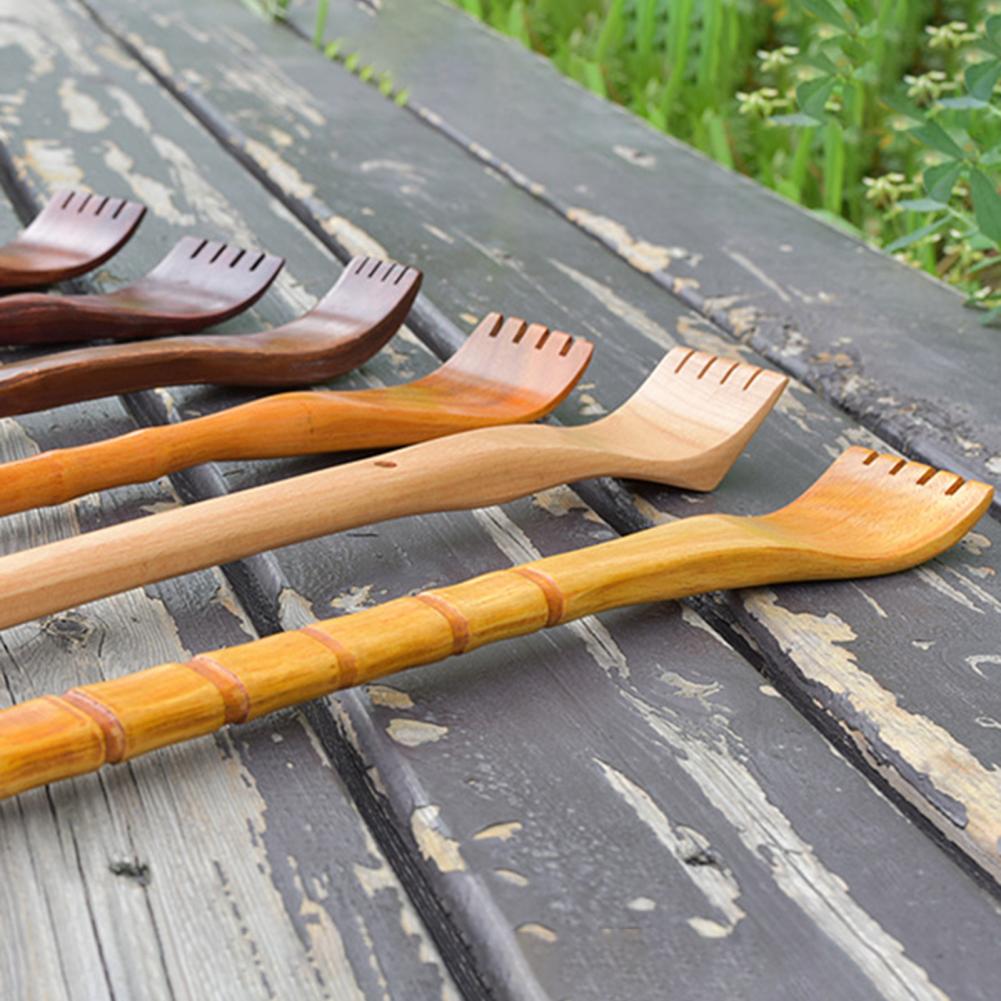 Backscratcher Wood Made From Bamboo etc Comfortable Anti-itch Long Handle Handheld Body Stick Back Massager Household Products