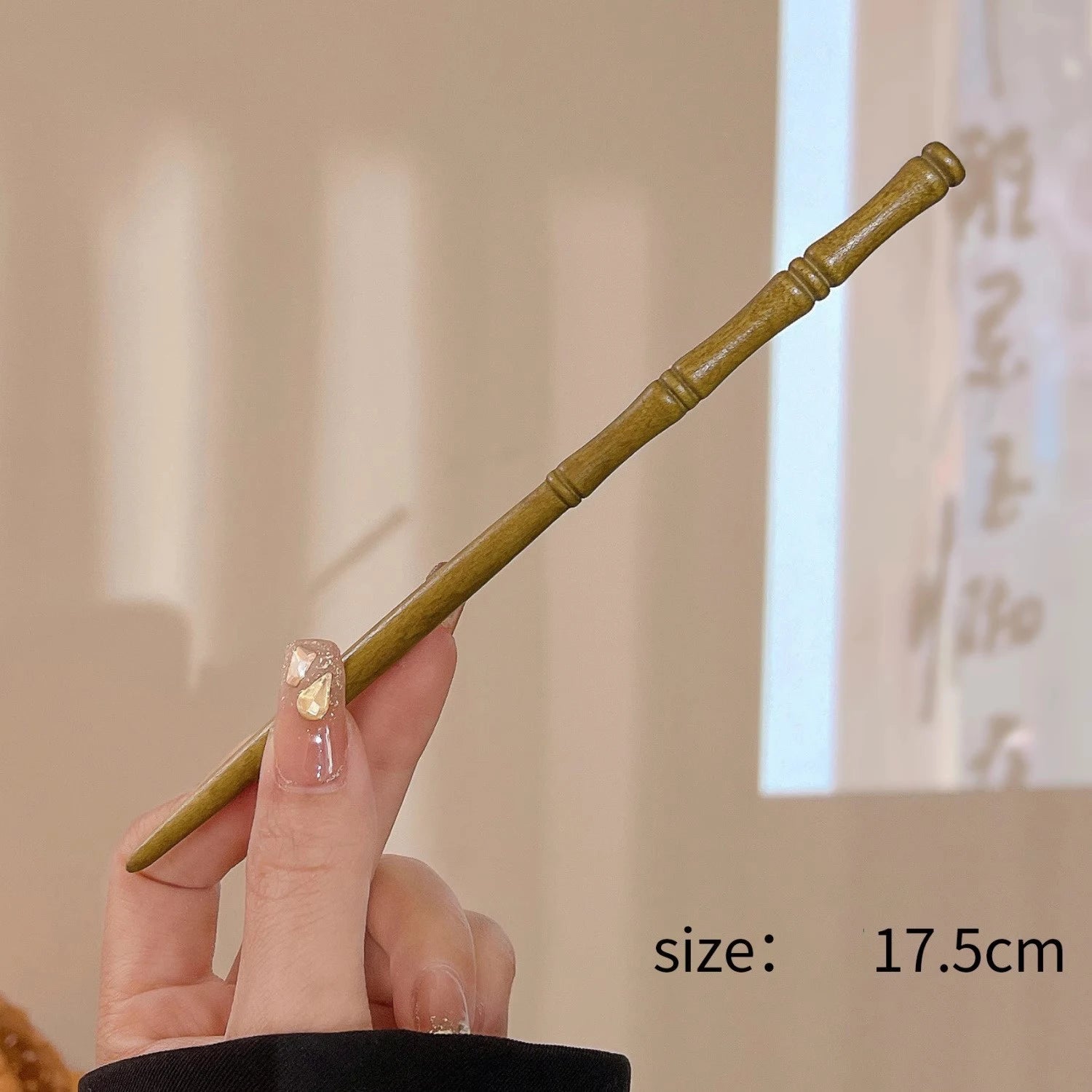 Hairpin Hair Stick Wooden Bamboo Style Updo Hair Fork Bun Elegant Simple Hair Accessories Ponytail Coiffure Hairstyle Headwear