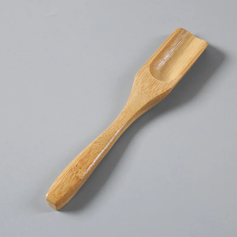1Pc Natural Bamboo Wooden Fish Shape Tea Spoon Chinese Kong Fu Tea Coffee Shovel Tea Ceremony Teaware Accessories Handmade