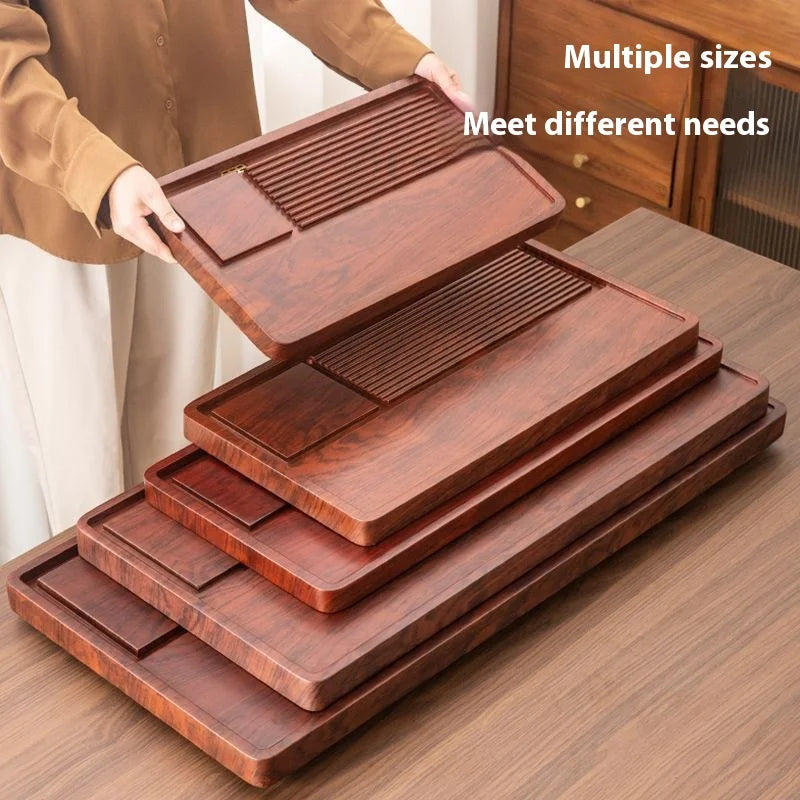 GIANXI 50cm Home And Kitchen Tea Tray Coffee And Tea Set Bamboo Tray For Chaban Tea Table Office Puer Tea Chinese Serving Tray
