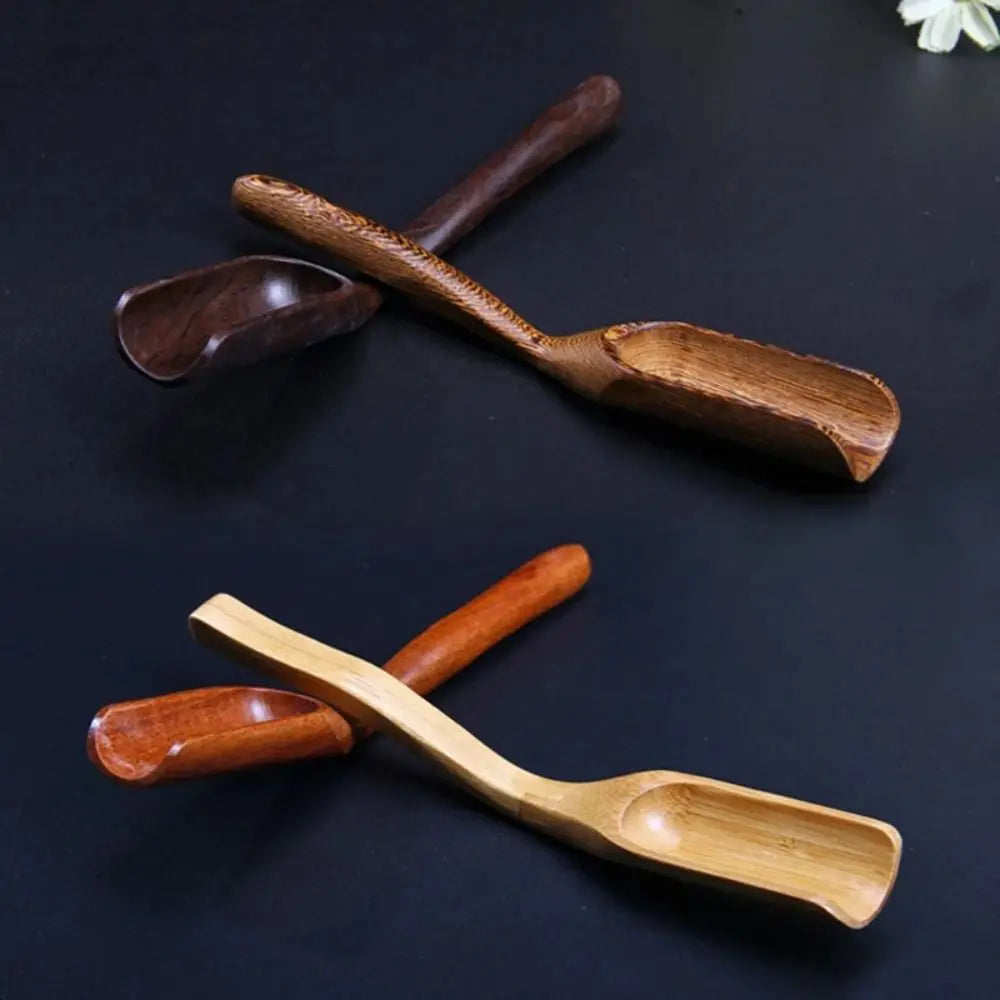New Portable Tea Scoop Chinese Retro Style Spoon Accessories Teaspoon Kongfu Tea Delicate Natural Bamboo Tea Shovel