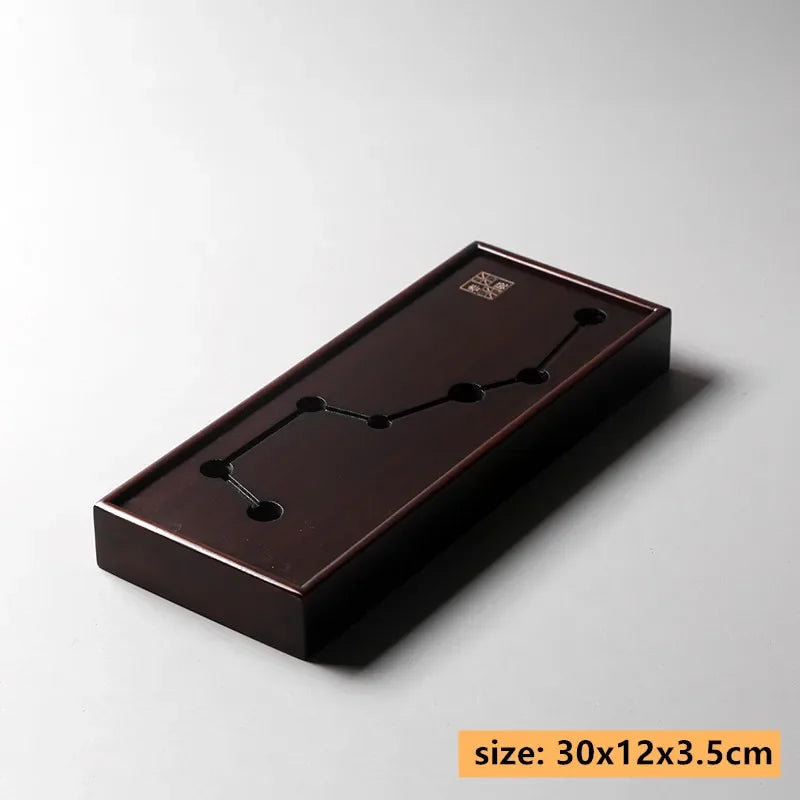 Exquisite Bamboo Tray Water Storage Tea Table Trays Decorative Chinese Tea Accessories Custom Tea Ceremony Tray Teapot Storage