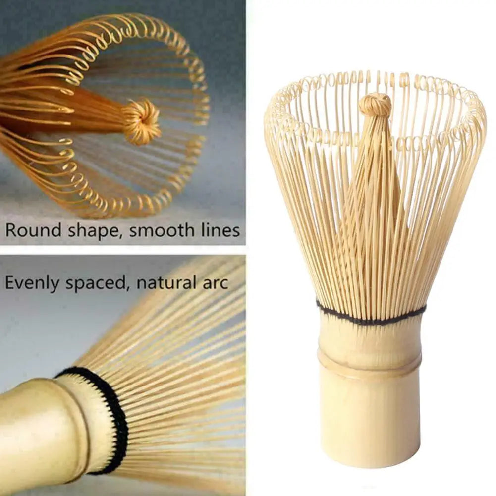 Kitchen Accessories 100 Matcha Green Tea Powder Whisk Teaware Japanese Ceremony Bamboo Chasen Tea Tool Tea Brush