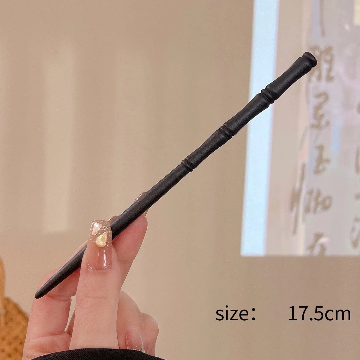 Hairpin Hair Stick Wooden Bamboo Style Updo Hair Fork Bun Elegant Simple Hair Accessories Ponytail Coiffure Hairstyle Headwear
