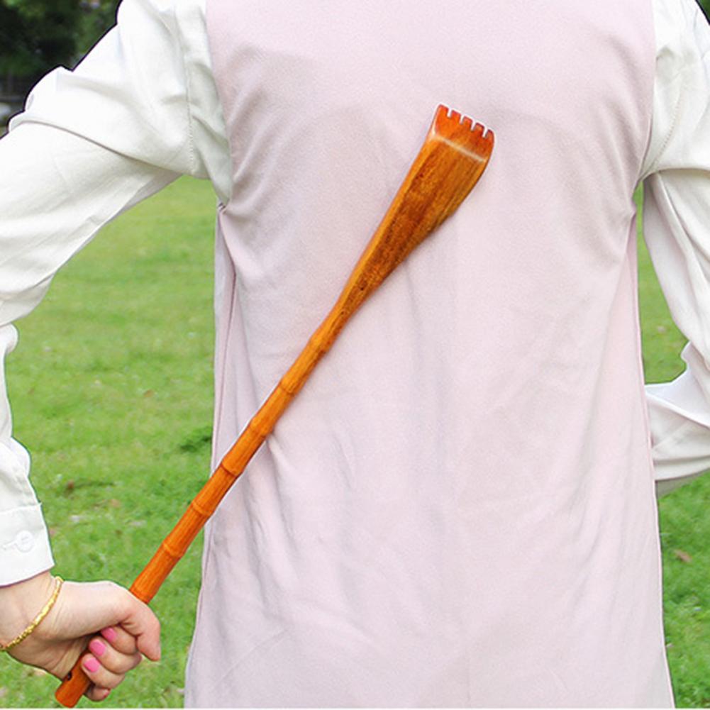 Backscratcher Wood Made From Bamboo etc Comfortable Anti-itch Long Handle Handheld Body Stick Back Massager Household Products